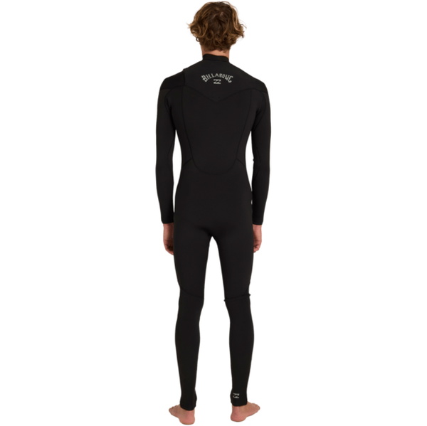 2026 Billabong Mens Absolute Core 4/3mm Chest Zip Wetsuit ABYW100294 - Black